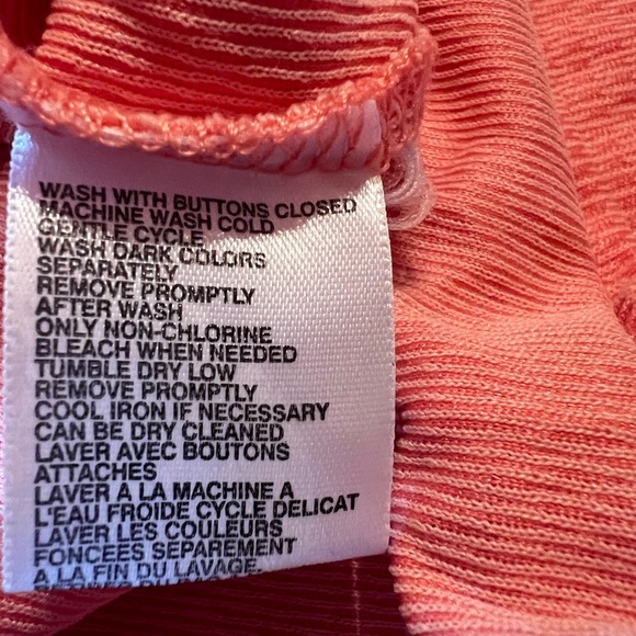 Men's Tommy Bahama Scratch Golf Peach Polo Shirt Sz L - Picture 6 of 8